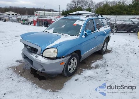 2004 Hyundai Santa Fe Gls/Lx из США, поврежденный, VIN KM8SC13E44U752775